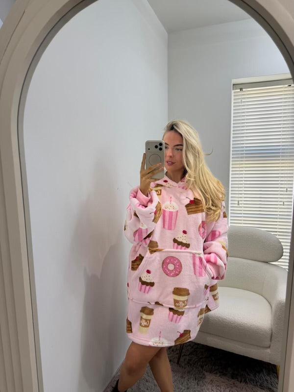 Ell’s Pink Coffee Oodie