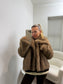 The Mocha Luxe Fur Jacket