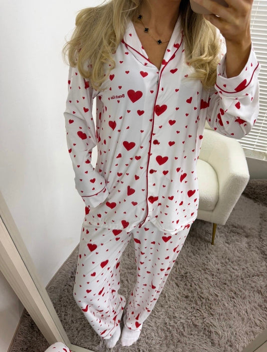 Cotton Love Heart Pyjama Set