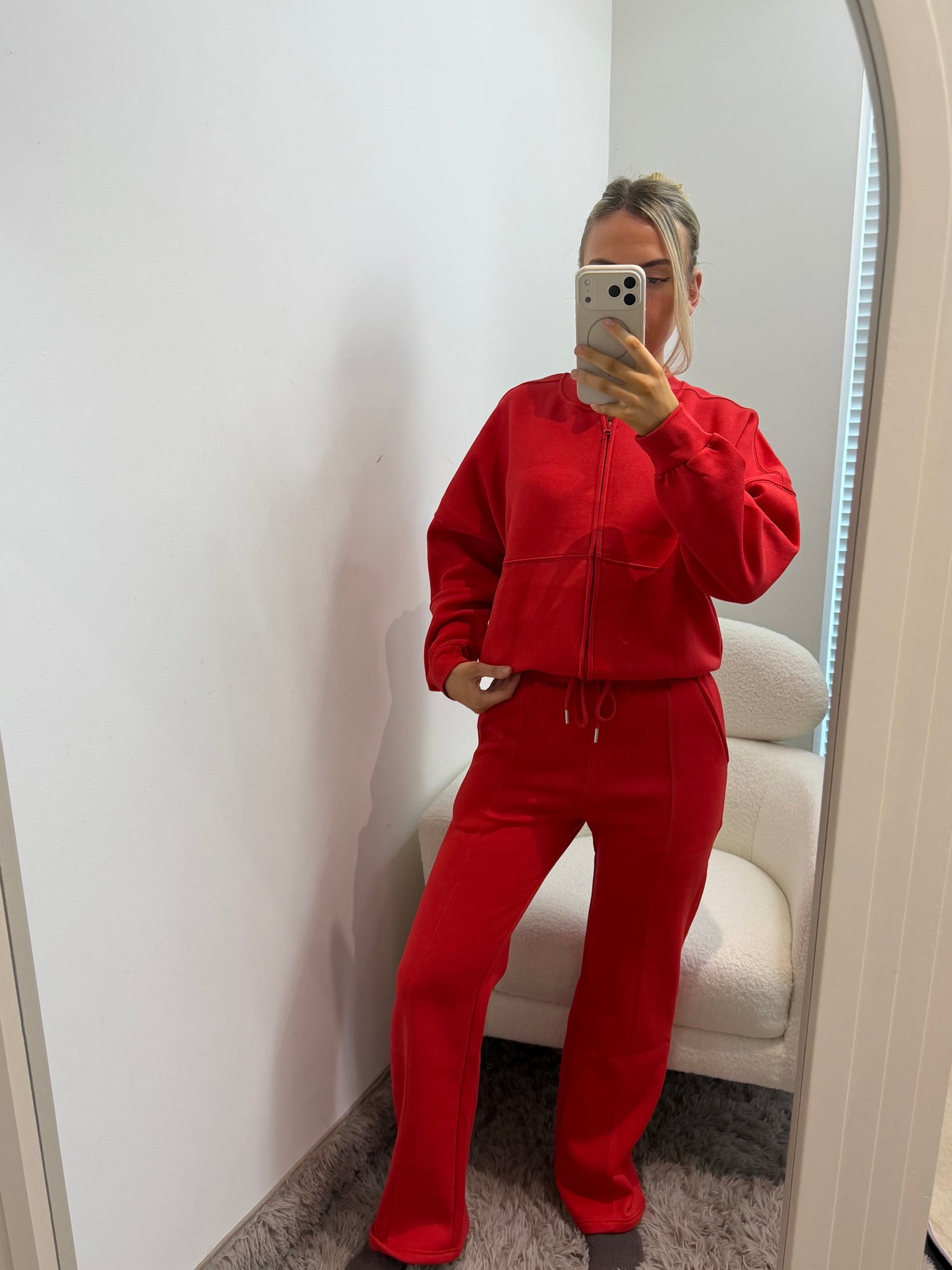 Red Bomber Tracksuit