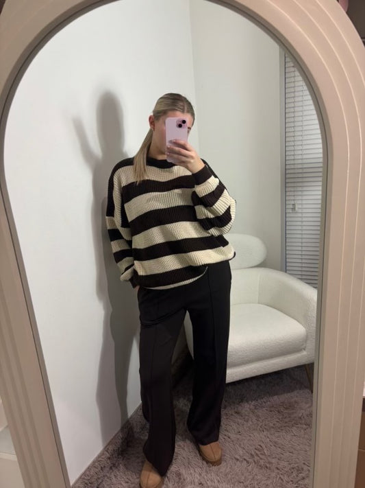 The Mocha Stripe Jumper