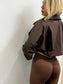 Brown Lightweight Zip-Up Fitness Jacket