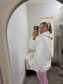 Oversized Essential White Hoodie