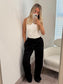 Black Causal Jogger Trousers