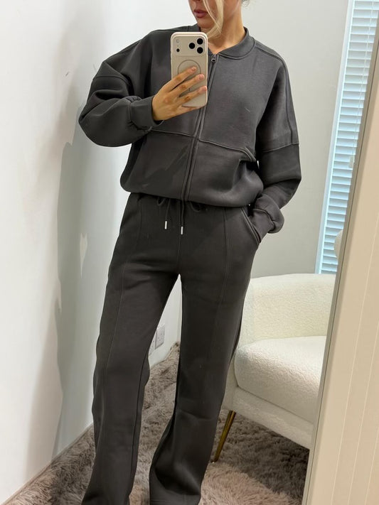 Slate Grey Bomber Tracksuit